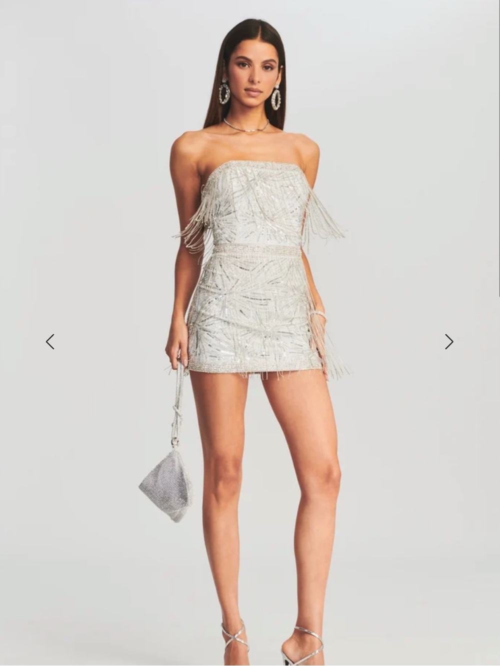 Retrofete Dixie Sequin Fringe Dress XS - Great Condition